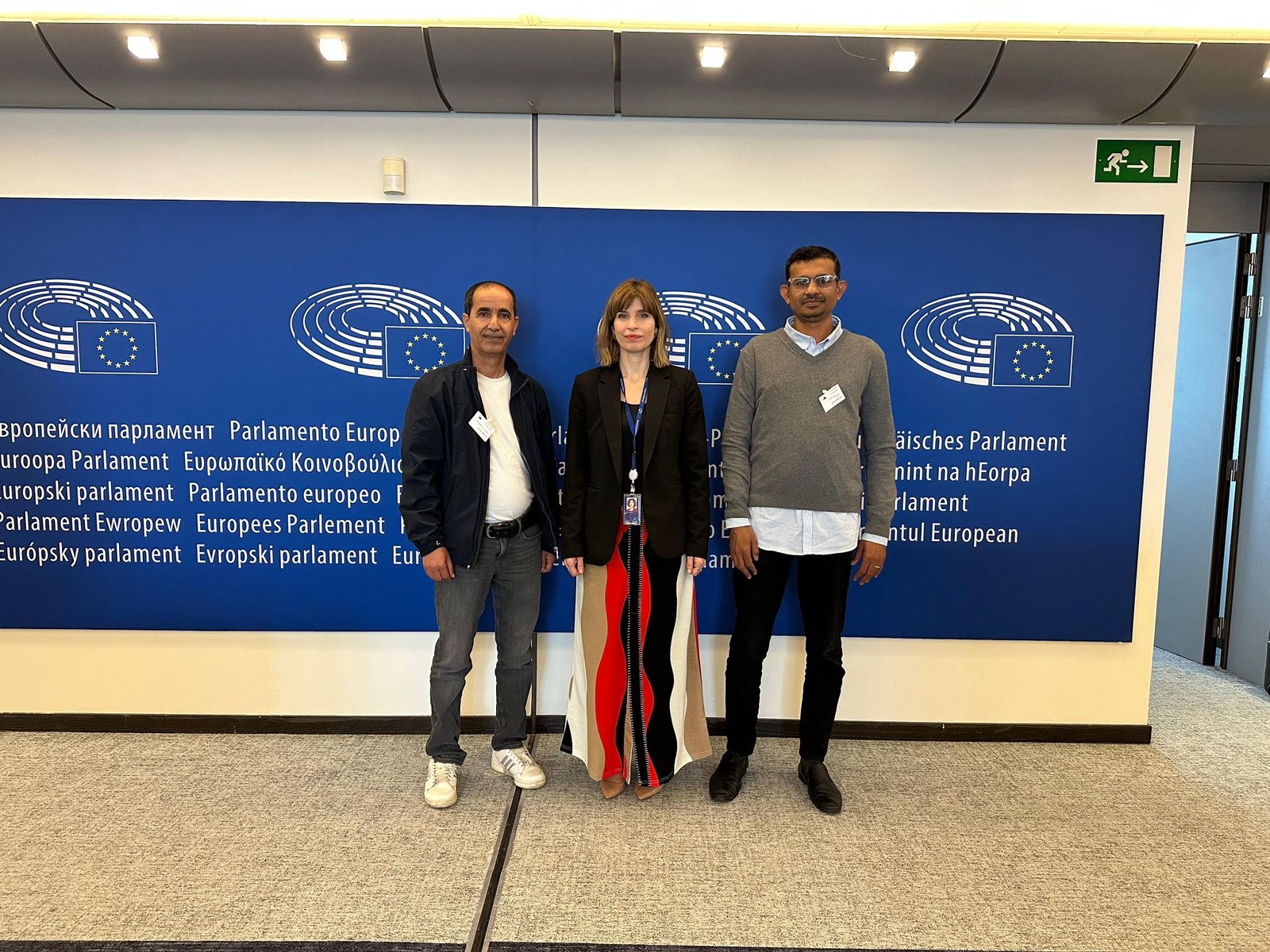 Dr. Adel Al-Shojaa presenting the outcomes of the Salzburg Yemen peace conference at the European Parliament.